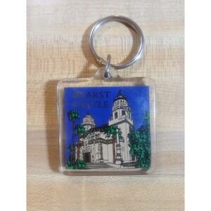Vintage Hearst Castle Keychain‎ Key Ring